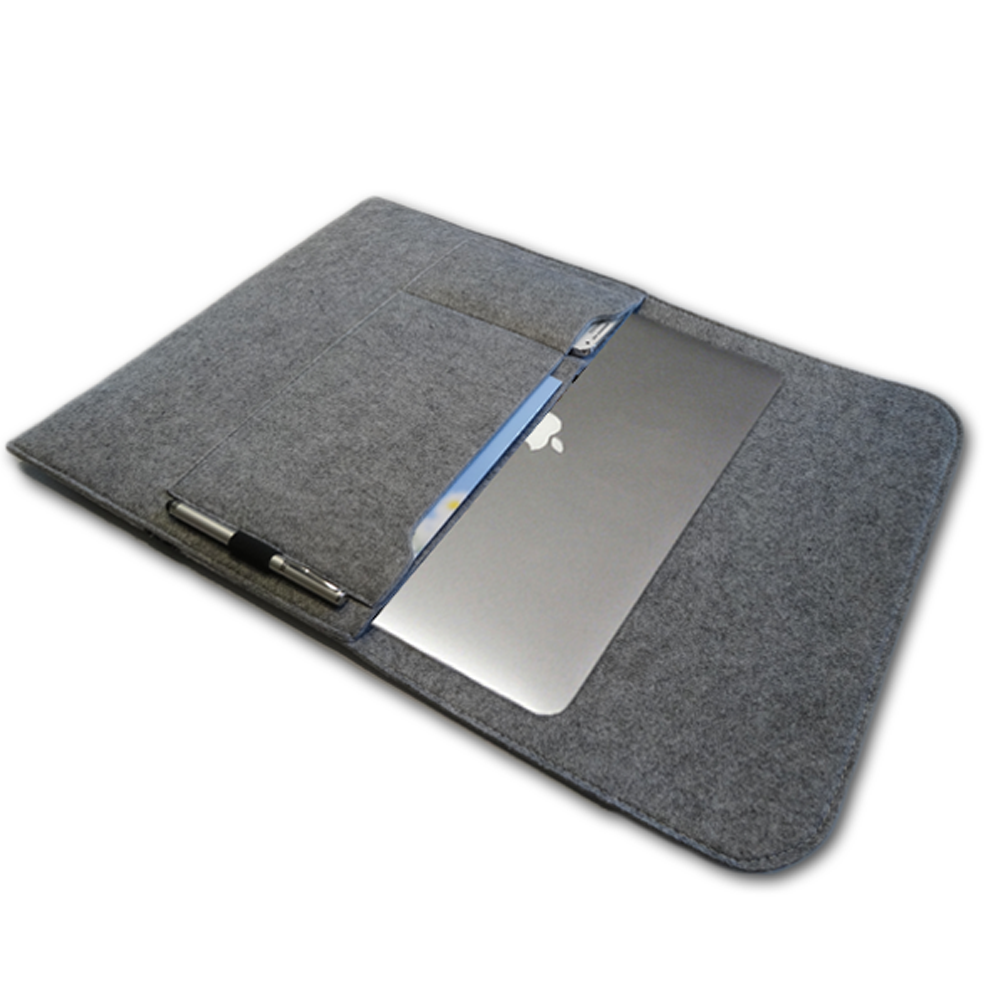 Für Apple Macbook Air 13,3 Zoll Filz Sleeve Hülle Ultrabook Laptop Tasche Grau eBay